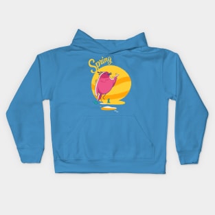 Spring Bird Kids Hoodie